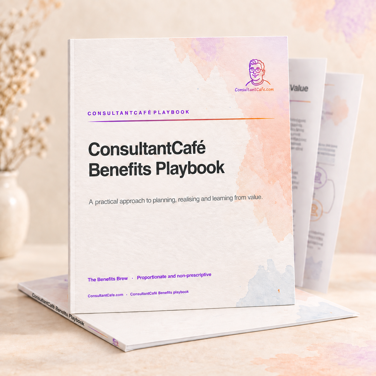 ConsultantCafé Benefits Playbook cover.