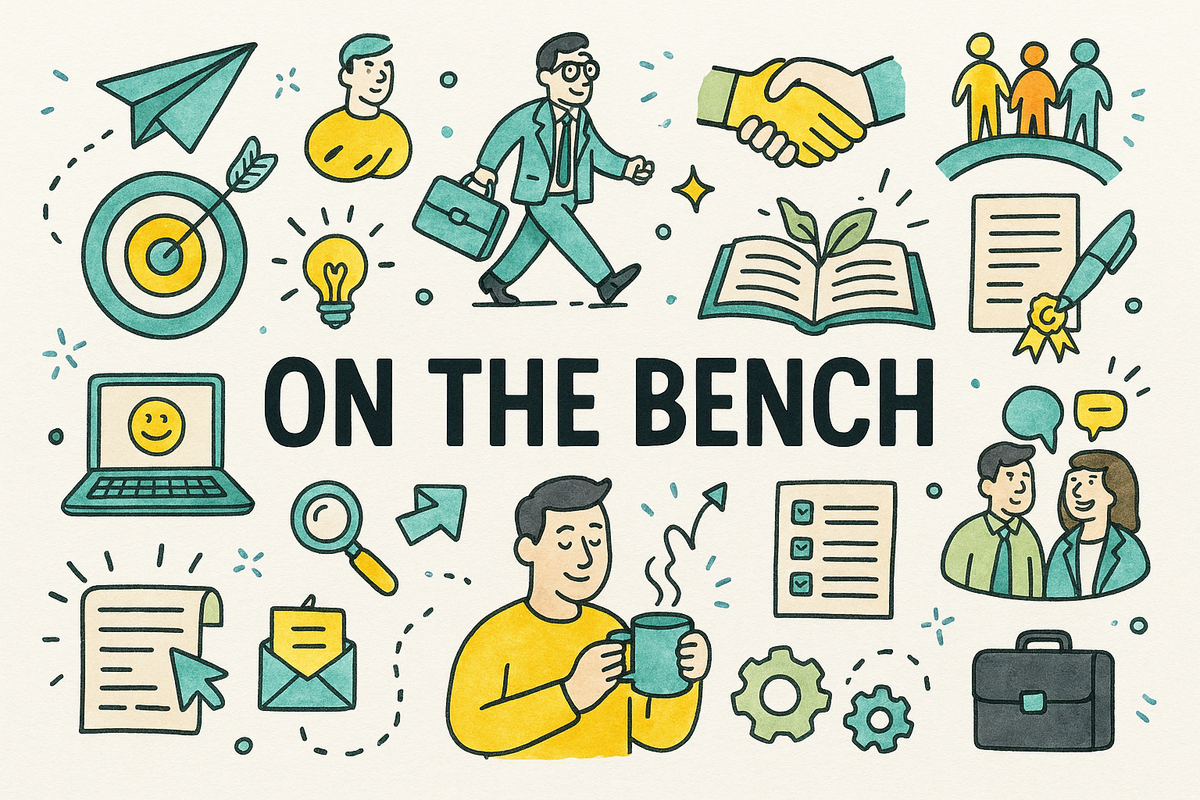 So, You Found Yourself on the Bench