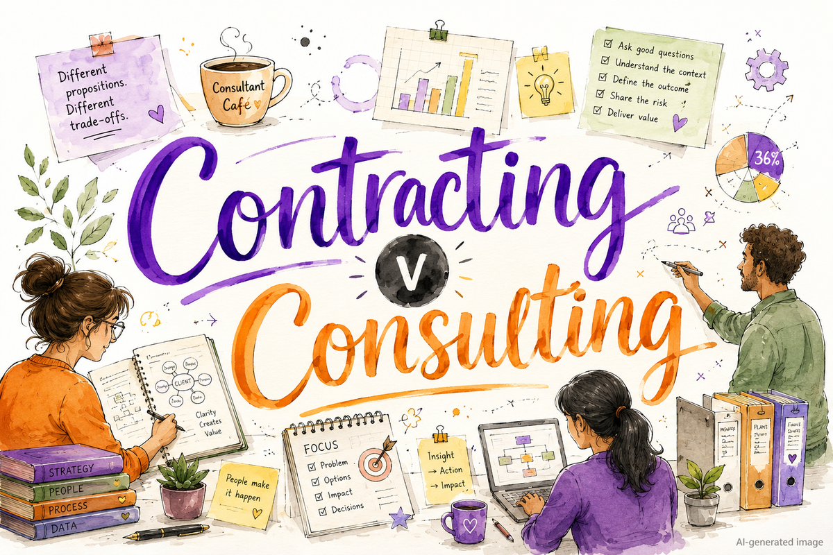 Are you contracting or consulting?