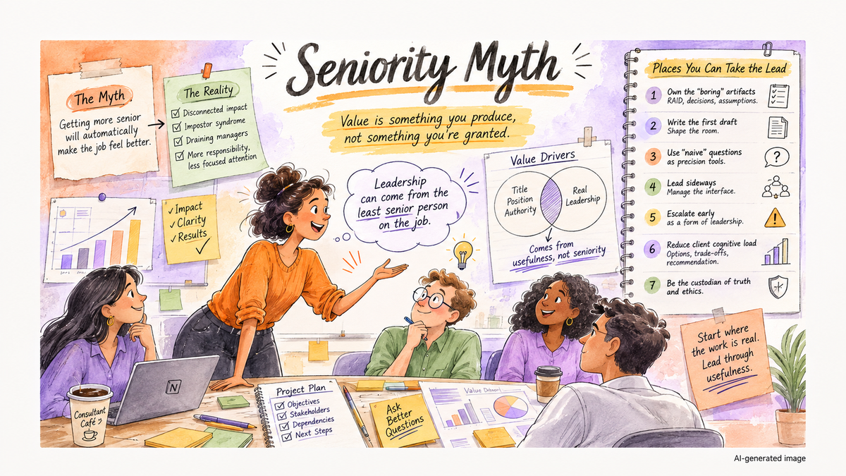 The Myth of Seniority that comes with title