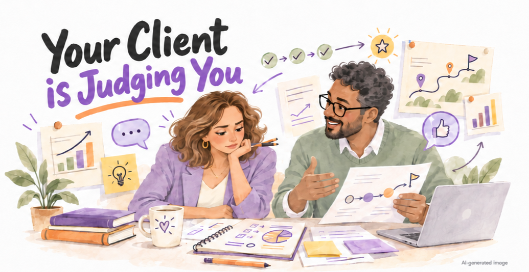 Your Client Is Judging You Long Before the Final Deliverable