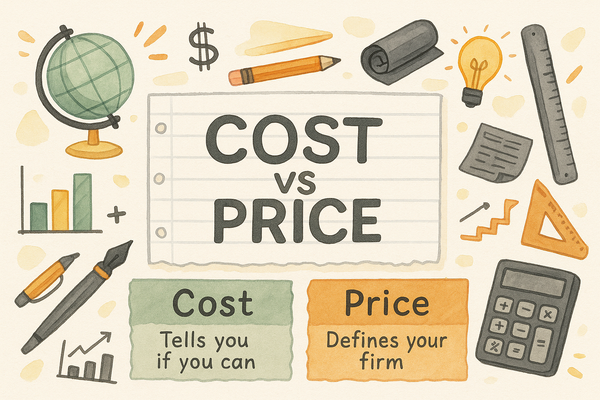 Costing vs Pricing: Knowing Your Floor and Setting Your Ceiling