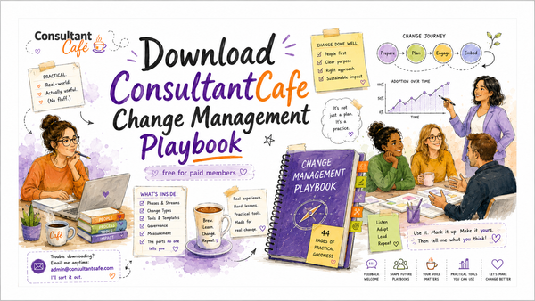 My Change Management Playbook subscribers can download now