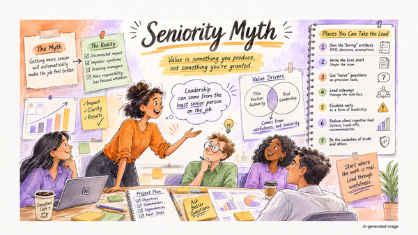 The Myth of Seniority that comes with title