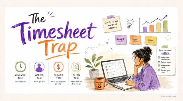 The timesheet trap: why consultants confuse hours, billing and value