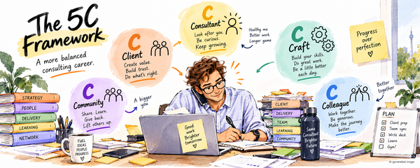 Crack the code of consulting. My 5Cs of Consulting