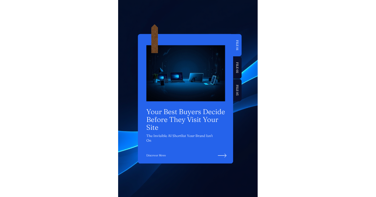 Your Buyers Have Already Decided Before They Visit Your Website. Here's What That Changes.