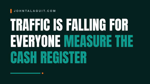 Cover banner: Stop Grading Your Content by Google Traffic Alone