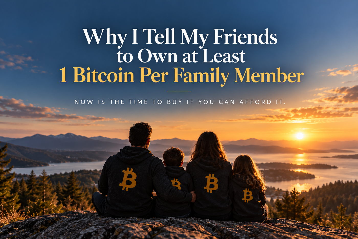 Why I Tell My Friends to Own at Least 1 Bitcoin Per Family Member