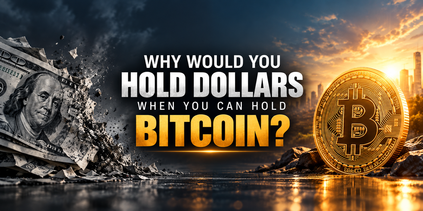 Why Would You Hold Dollars When You Can Hold Bitcoin?