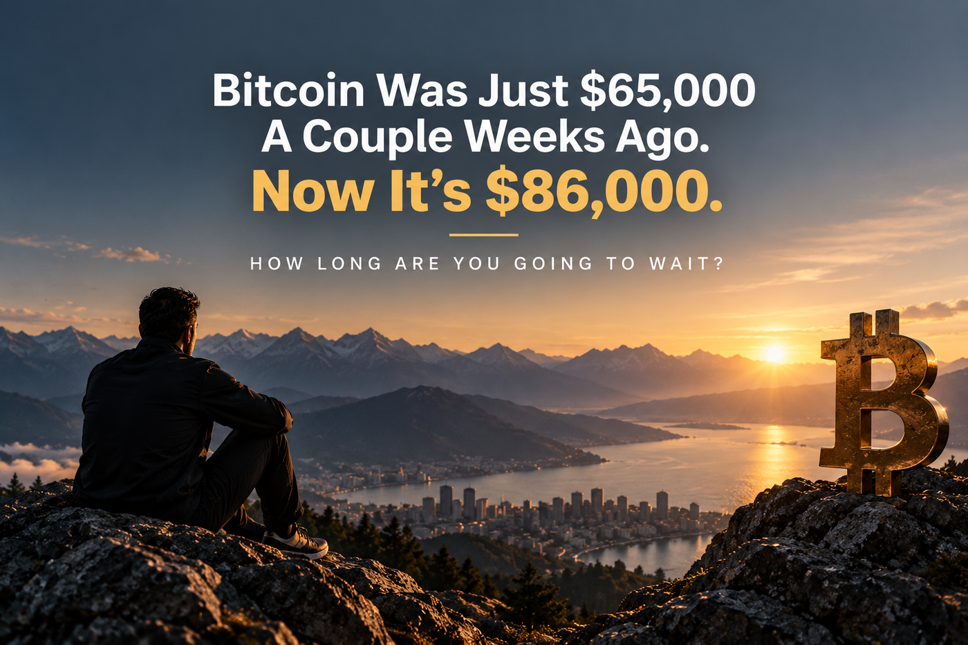 Bitcoin Was Just $65,000 a Couple Weeks Ago. Now It’s $86,000. How Long Are You Going to Wait?