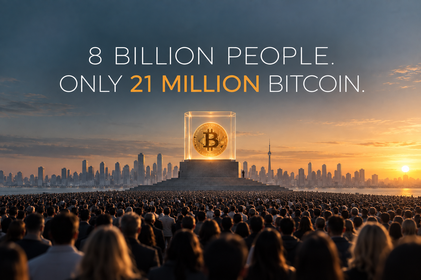 8 Billion People. Only 21 Million Bitcoin. And You’re Still Waiting for Bitcoin to Feel Safe.