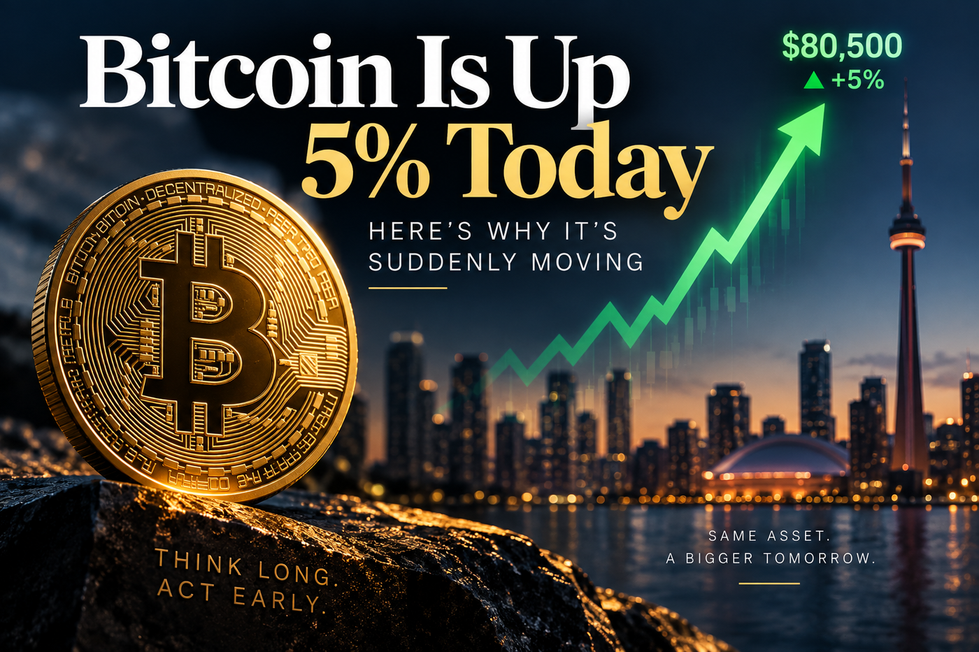 Bitcoin Is Up 5% Today — Here’s Why It’s Suddenly Moving