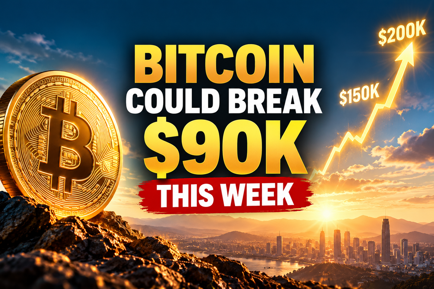 Bitcoin Could Break $90K This Week — And It Could Be the Signal for a $150K–$200K Year-End Run