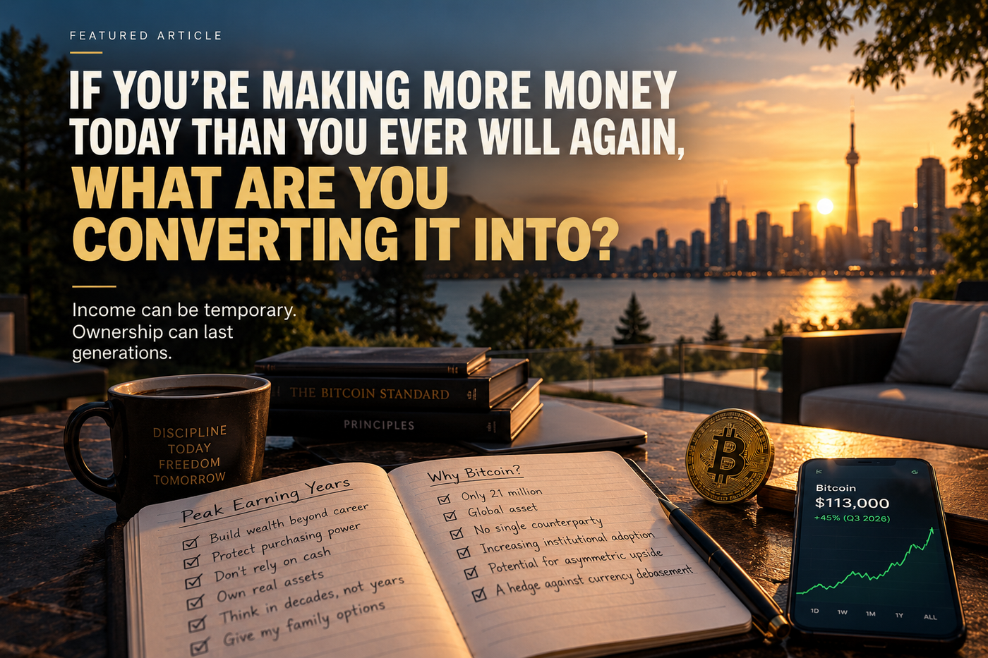 Why I Keep Buying Bitcoin — Especially While I’m Making More Money Today Than I May Ever Make Again