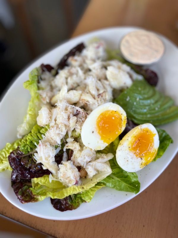 crab louie salad popi's oysterette marina restaurant seafood san francisco