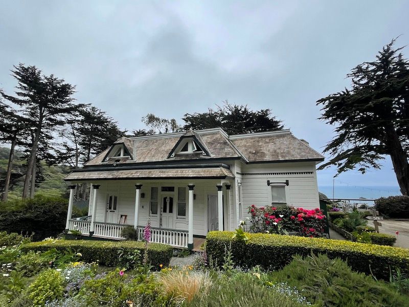The main house at Elk Cove Inn. 