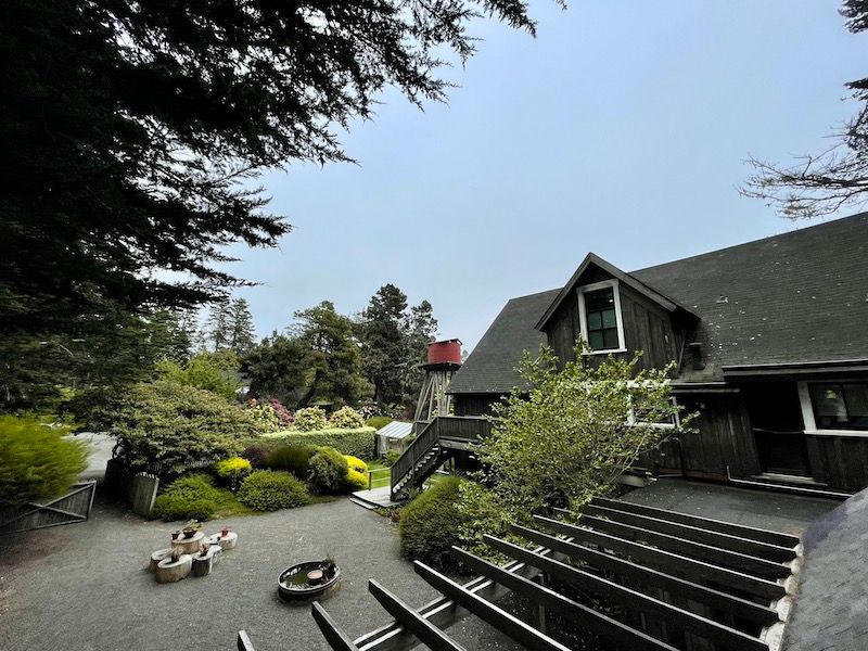 view from the Carriage House.