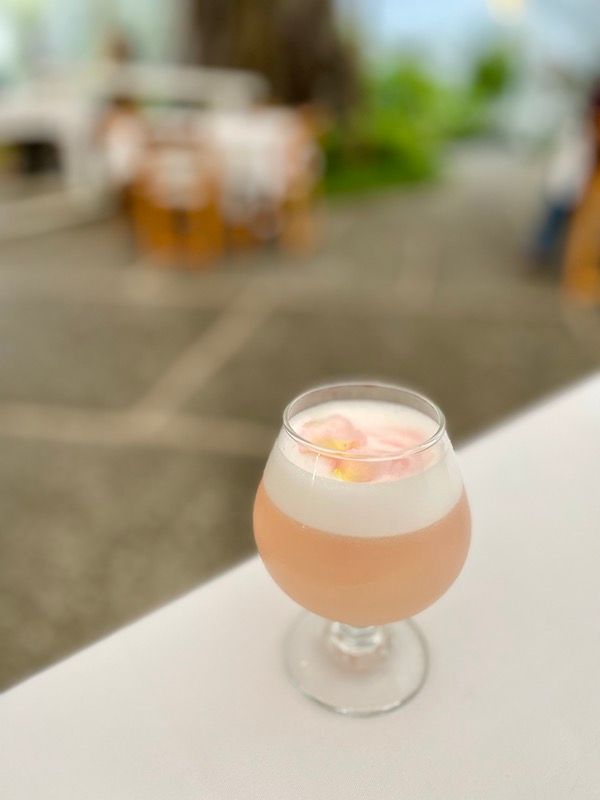 The Pink Whale. cocktail