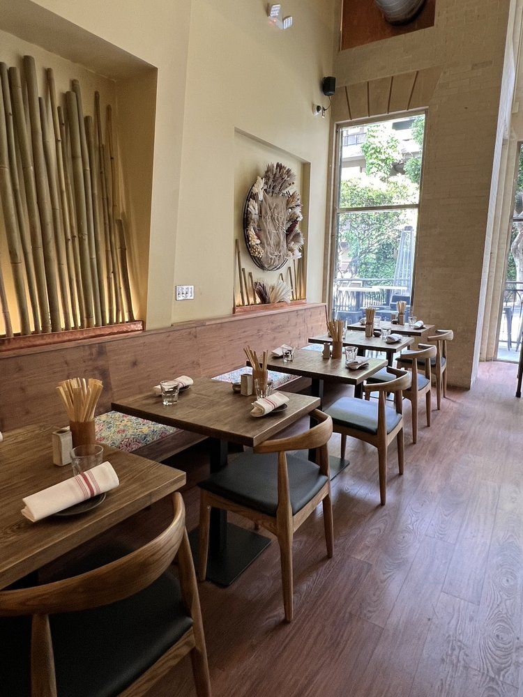 The soothing natural design of Nomu Skewers.