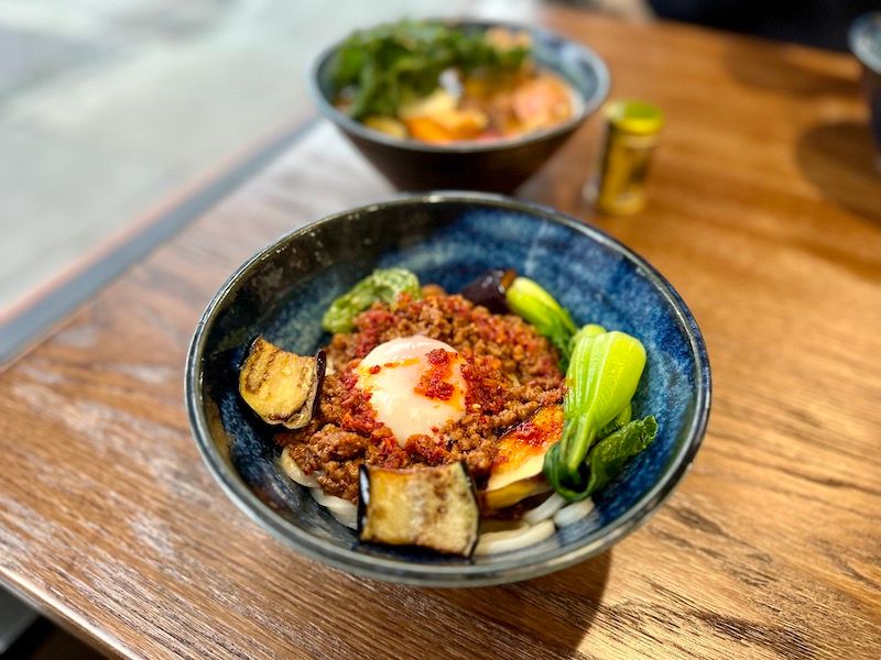 Tan tan dry udon at Katsuo & Kombu.