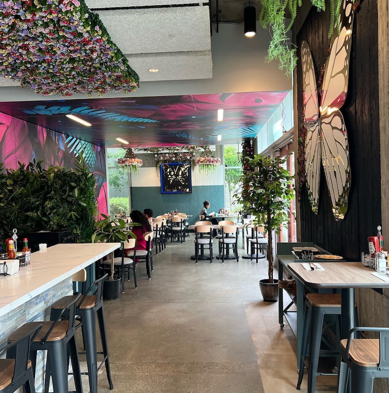 Peacock Pansy restaurant dining room