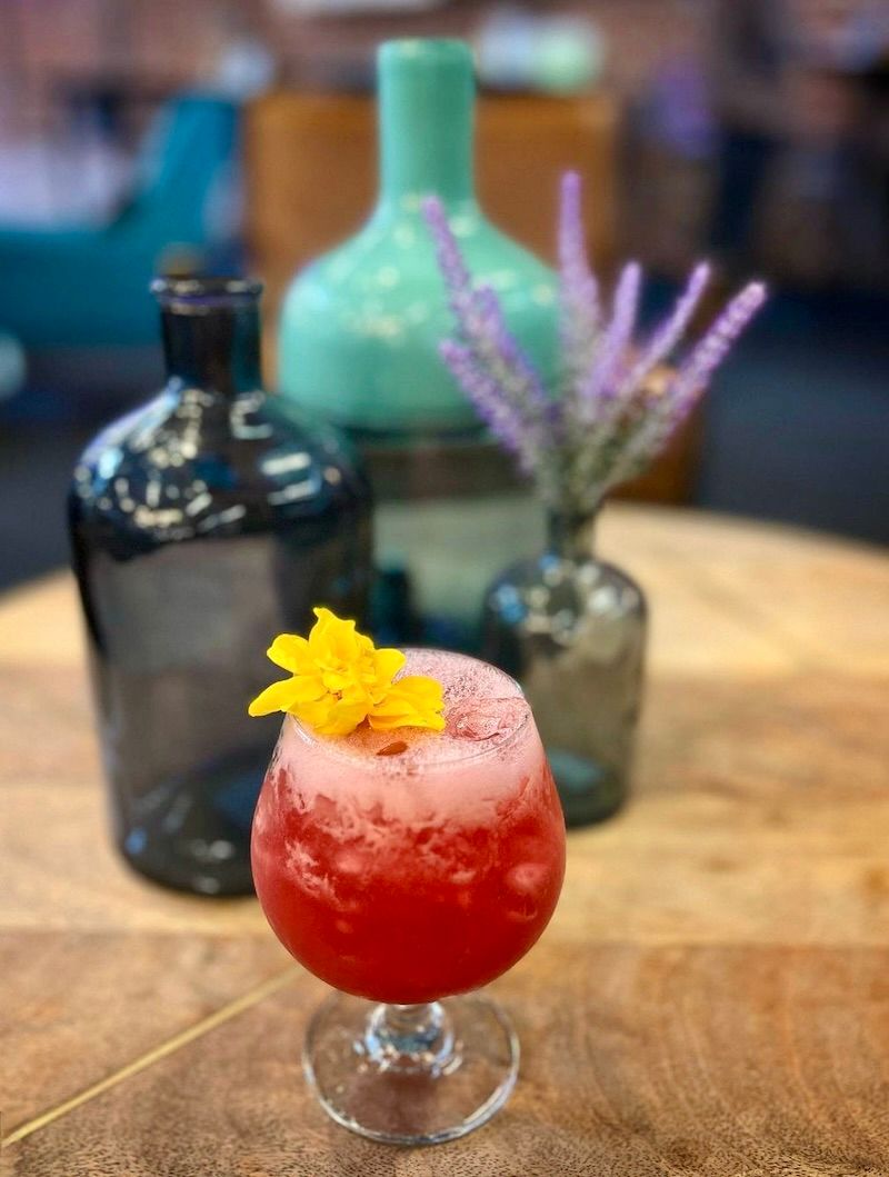 low-ABV cocktail at the new DACHA Cafe + Bar.