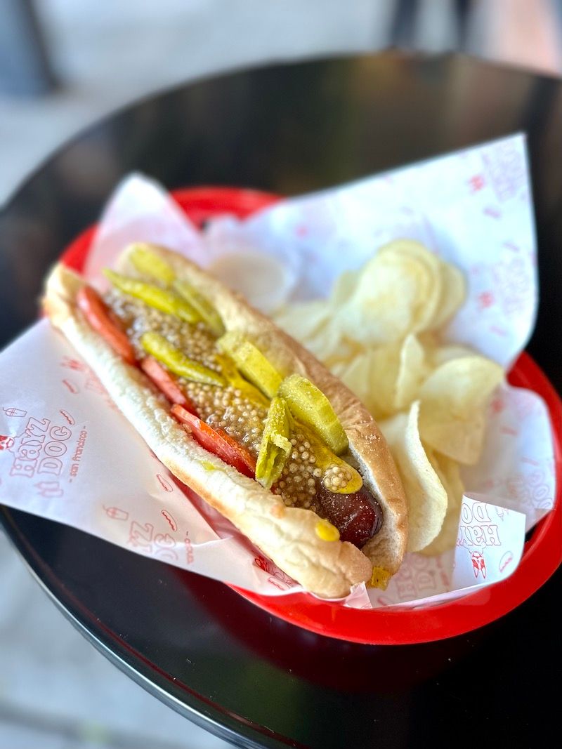 Chicago-style The Fluky dog