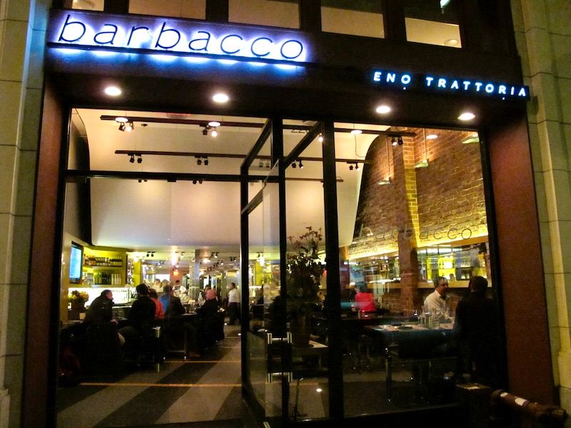 exterior of barbacco