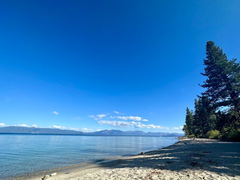 beach in lake tahoe