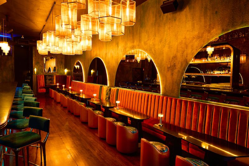 bar and lounge at the new Movida in SoMa