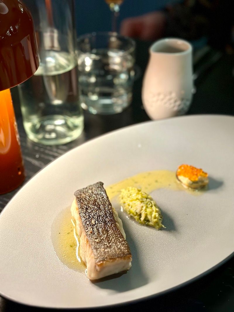 Pan-roasted black cod