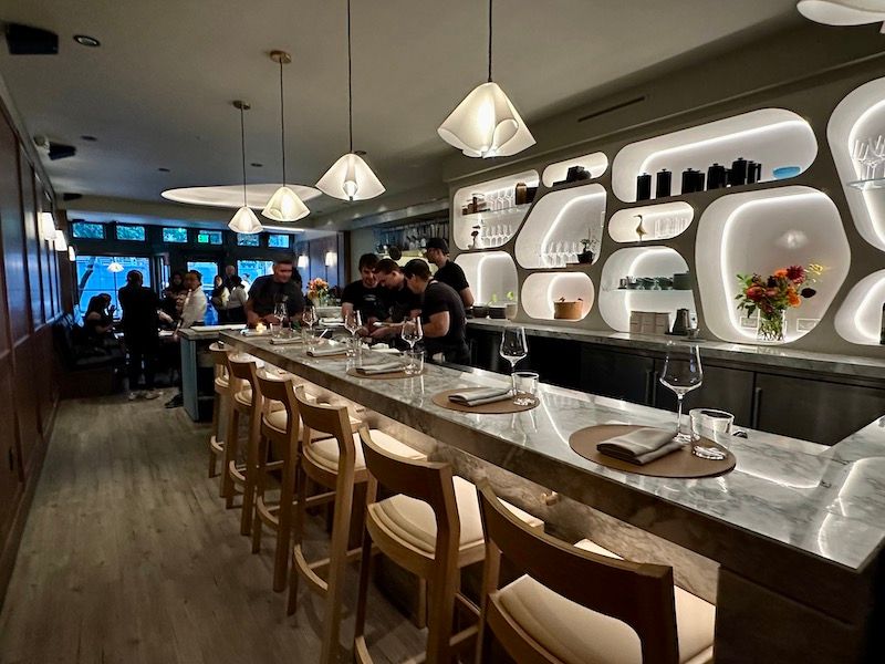 chef's counter (with a special tasting menu). 