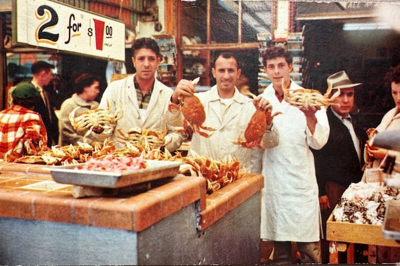 A postcard of Fisherman’s Wharf from the tablehopper vintage SF ephemera collection