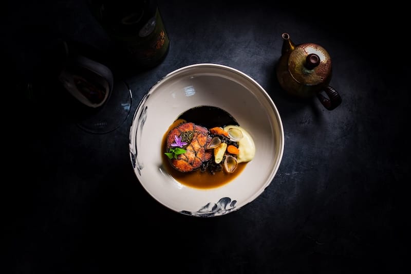 The roulade of Mt. Lassen trout at Aphotic. Photo: John Troxwell.