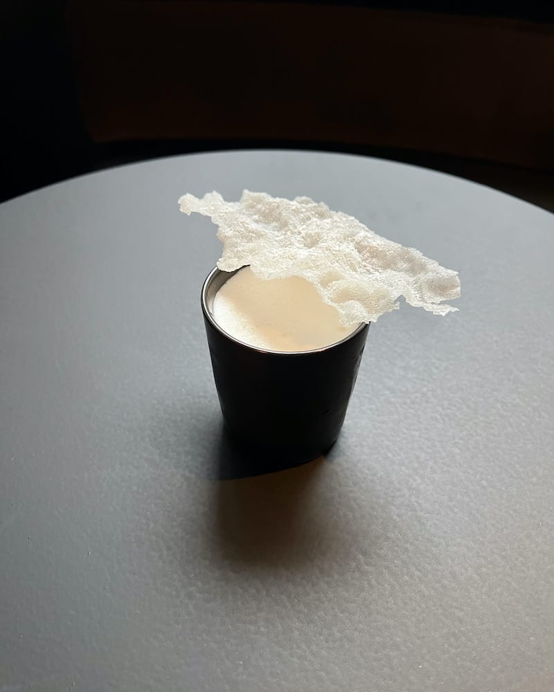 Koji whisky-based Cloud Nine is made with smoked tea and winter melon. Photo courtesy of The LINE SF.