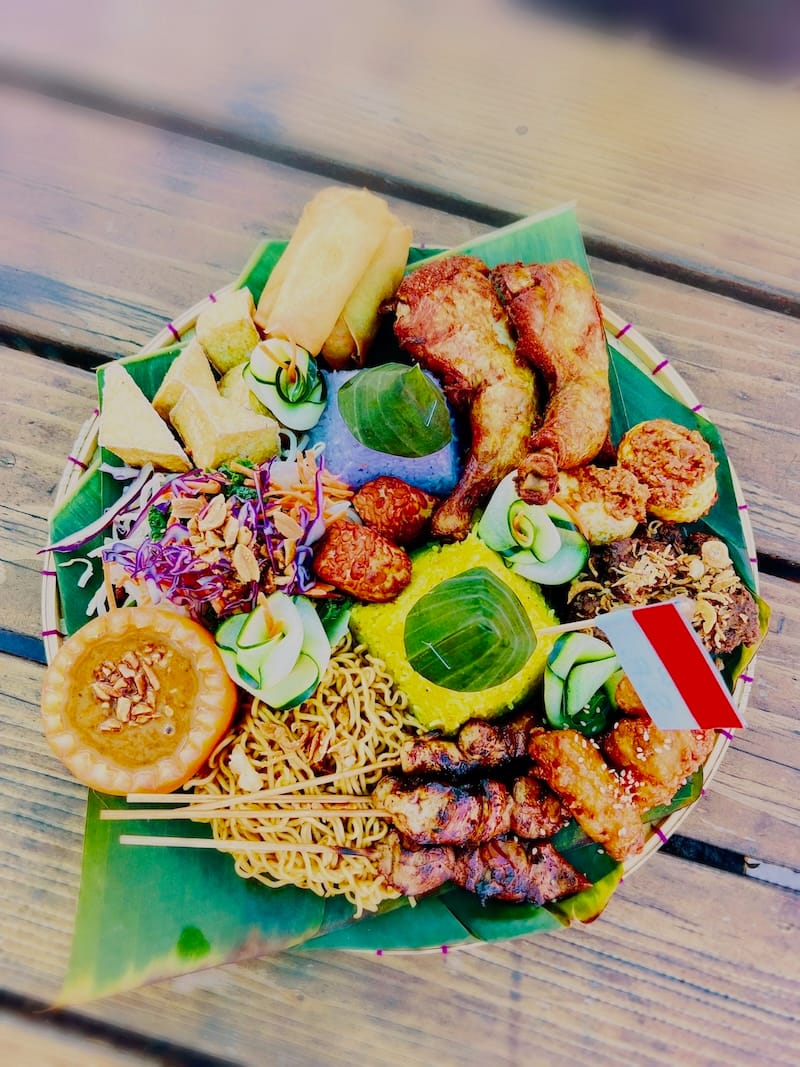 A party tray that will be available at the upcoming Rasa Rasa Kitchen. Photo courtesy of Rasa Rasa.