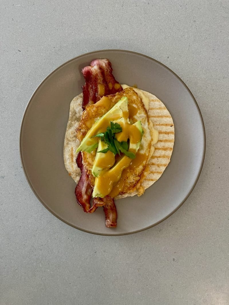 The breakfast taco at Tahona Mercado. Photo: Tahona Mercado.