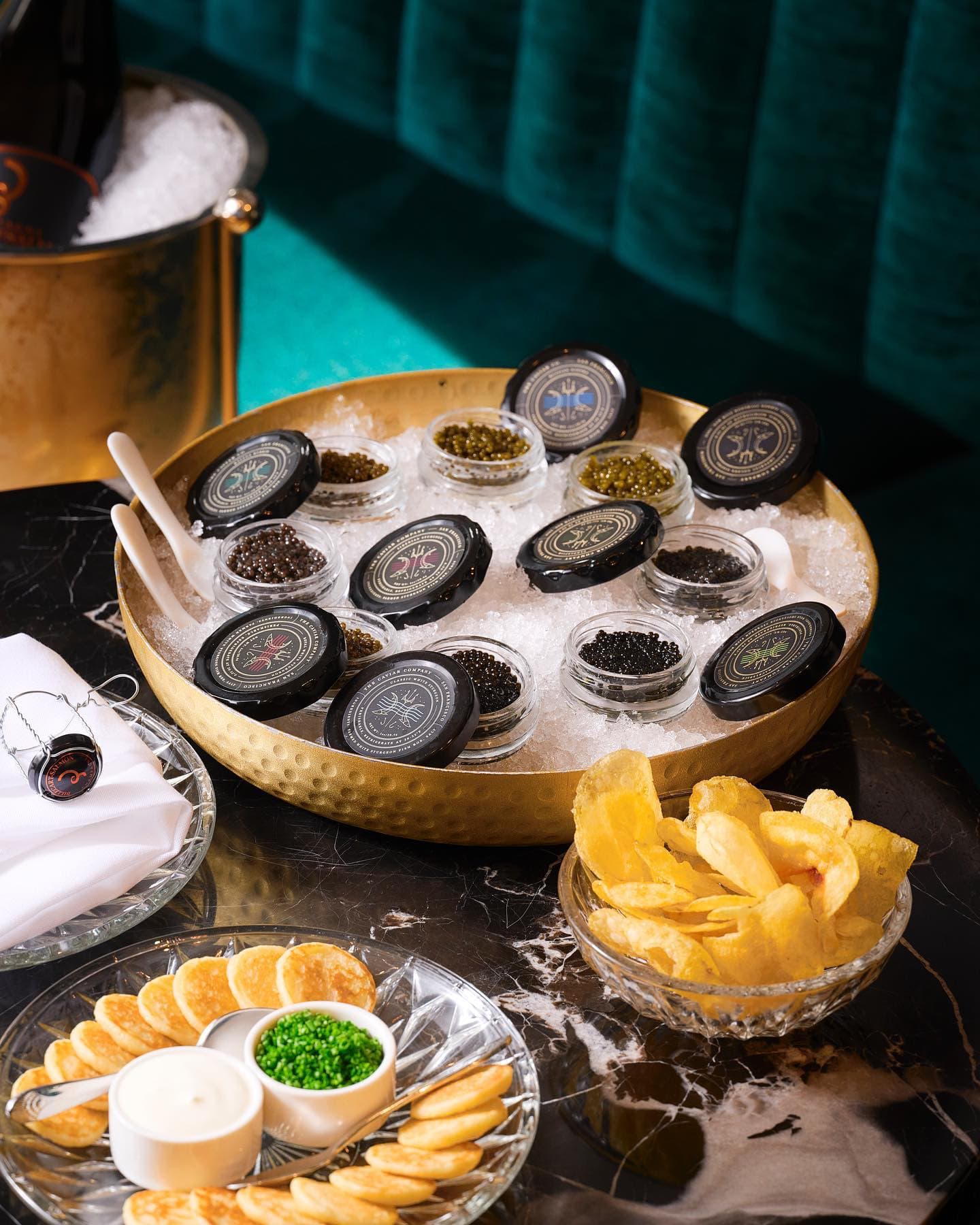 Get a seat for the best night class: Caviar 101: Exploring the World of Caviar. Photo: Joseph Weaver for The Caviar Co.&nbsp;