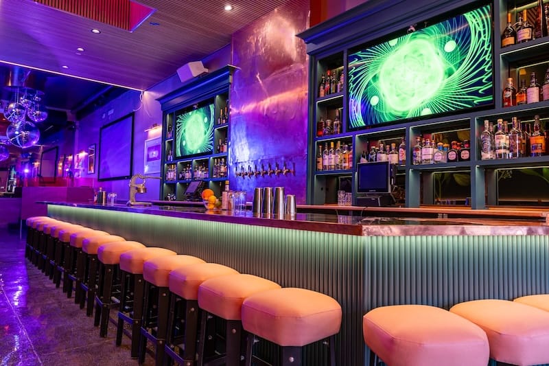 The vibrant style of Zhuzh Bar. Photo: Ashley Ann Photos.