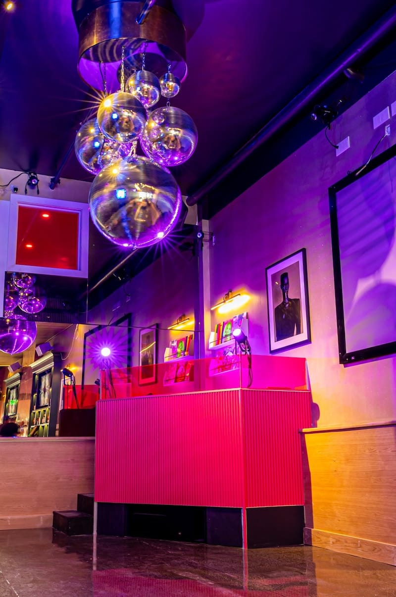One of the cutest DJ booths I have seen in a while. This is your captain speaking. Photo: Ashley Ann Photos.