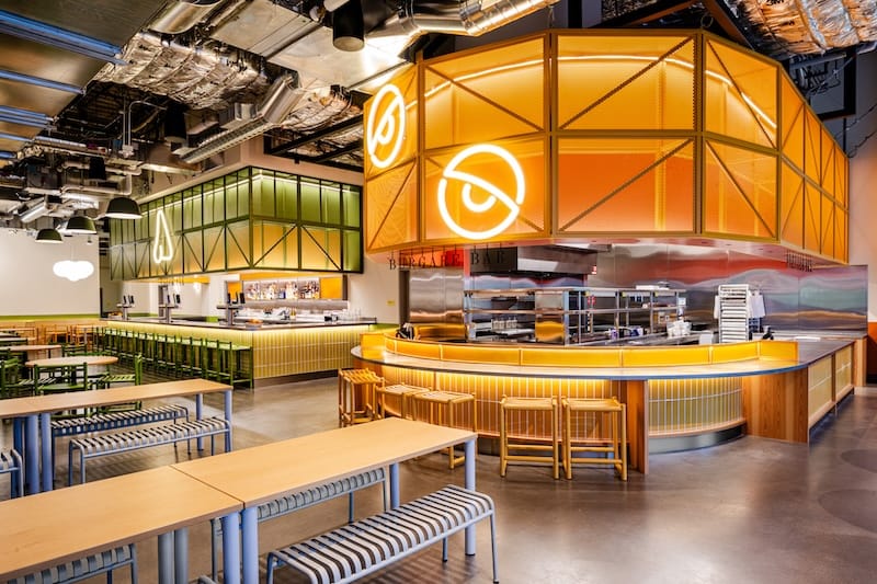 The downstairs Burgare Bar. Image courtesy of Saluhall.