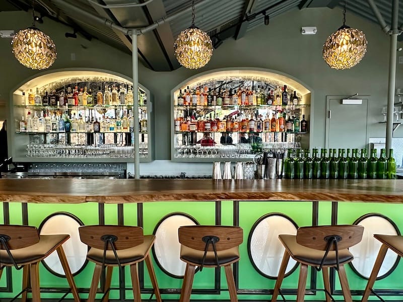 The new bar at Fisch & Flore. Photo: © tablehopper.com.