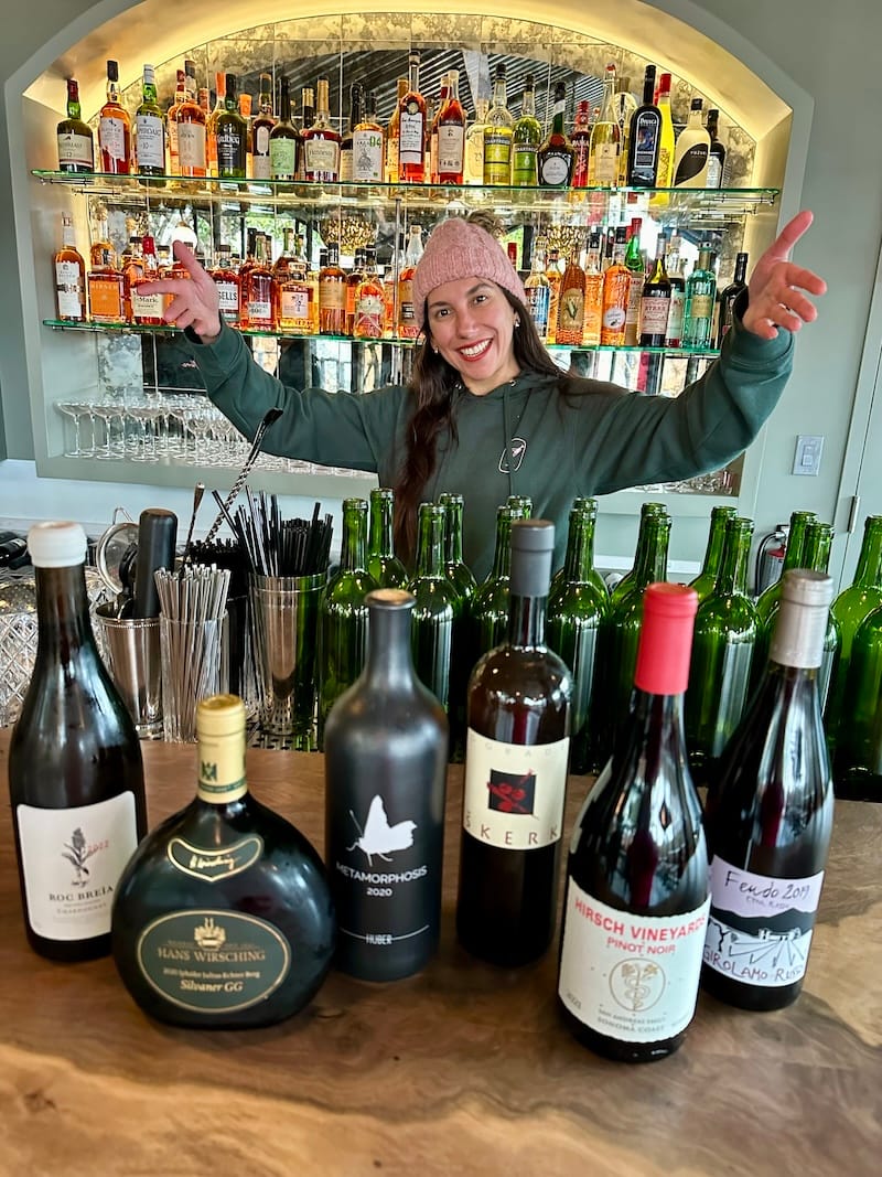 Beverage director Irem Sahin with some of her babies. Photo: © tablehopper.com.