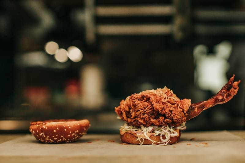 Birdbox’s Claude the Claw sandwich. Photo: Annamae Bafia.