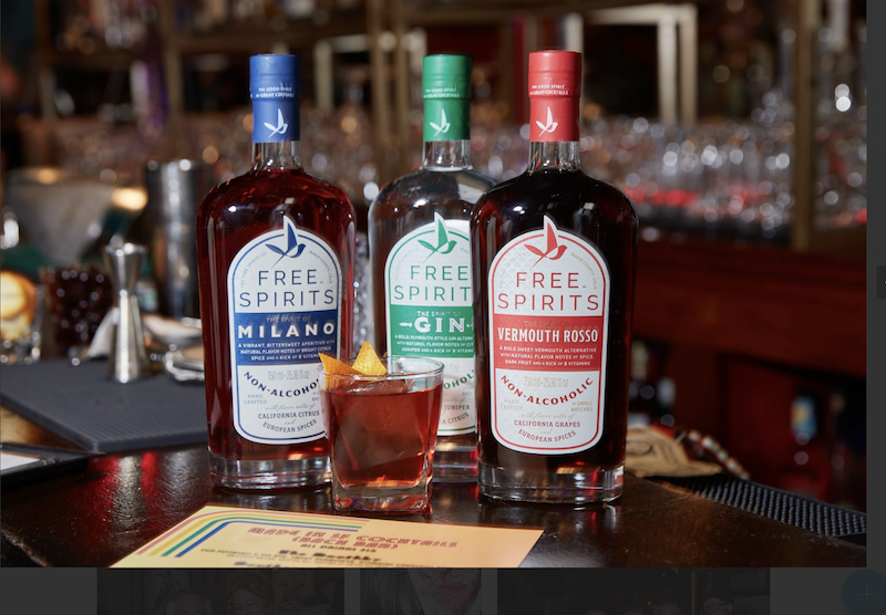 A Free Spirits No-Groni was on the custom cocktail list by West Bev Consulting for Bohemian Sunday at the Savoy Tivoli: a Renewal Party from tablehopper. Photo: Molly DeCoudreaux.