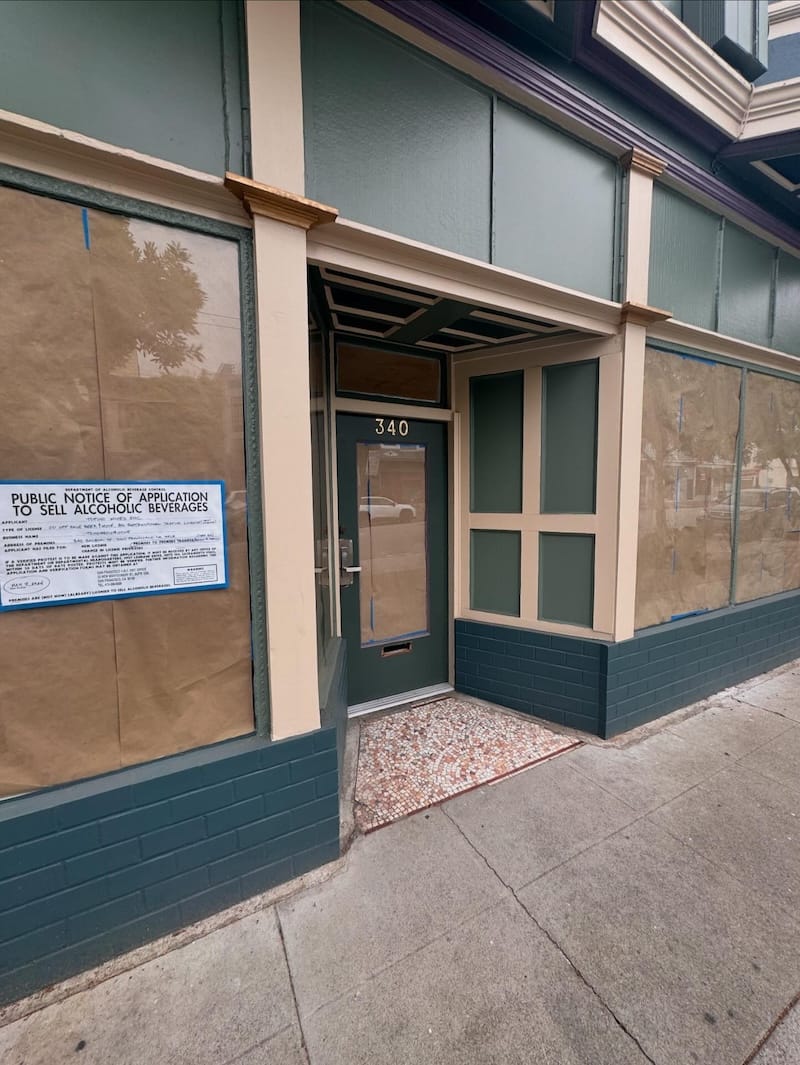 The upcoming Inner Richmond location for Tofino Wines.