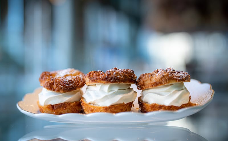 Worlds collide with the Starter Bakery x Miller & Lux Provisions kouign-amman ice cream sandwich. Photo: chef Matt Masera (Miller & Lux).