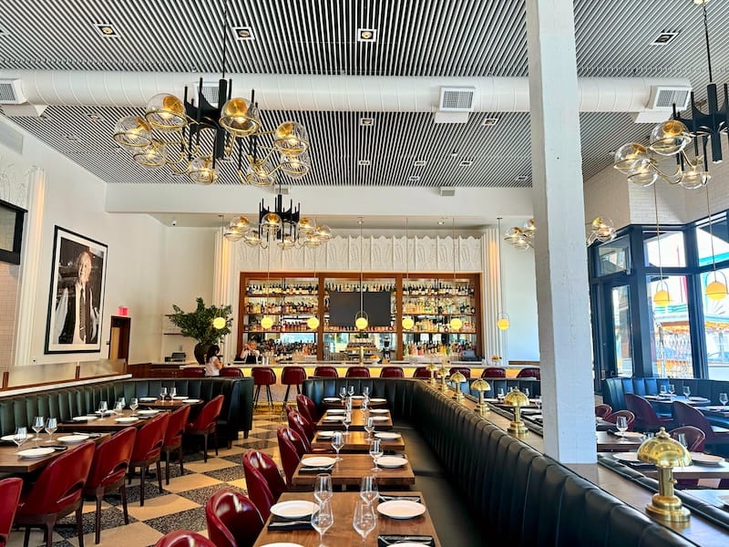 The interior of Little Original Joe’s new Marina location. Photo courtesy of Little Original Joe’s.