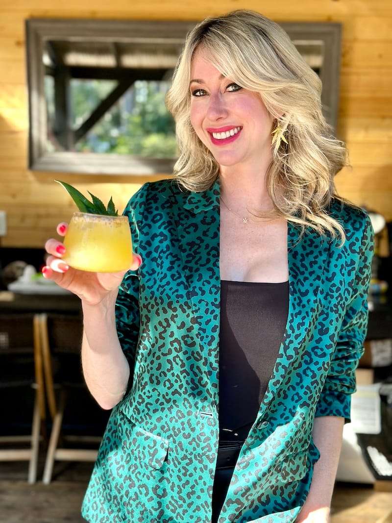 Happy hour with the lovely The Herb Somm. Photo: © tablehopper.com.